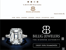 Tablet Screenshot of billigjewelers.com